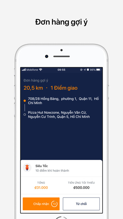 Emulate iPhone app Tài xế Aha using MyAndroid Emulate iPhone app Tài xế Aha using MyAndroid