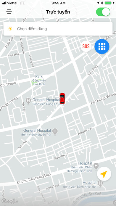 Emulate iPhone app Tài Xế Vân Đồn Airport Taxi using MyAndroid