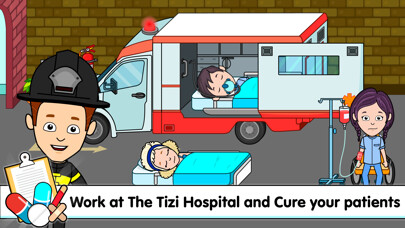 Emulate iPhone app Tizi Town - My Hospital Games using MyAndroid