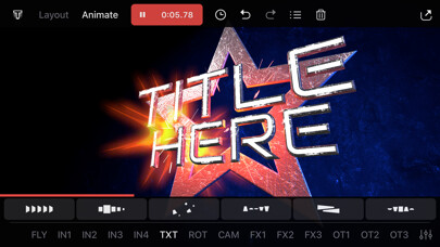 Emulate iPhone app T-Jam Live Intro Movie Maker using MyAndroid