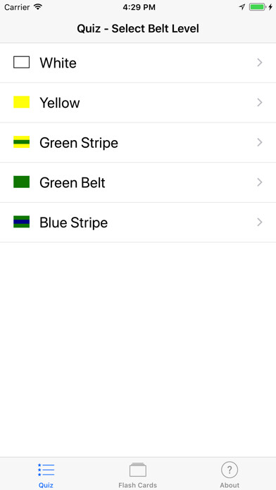 Emulate iPhone app TKD Korean Terms using MyAndroid Emulate iPhone app TKD Korean Terms using MyAndroid