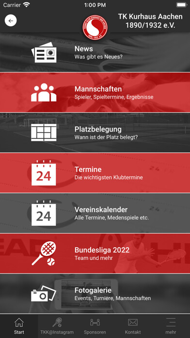 Emulate iPhone app TK Kurhaus Aachen using MyAndroid Emulate iPhone app TK Kurhaus Aachen using MyAndroid