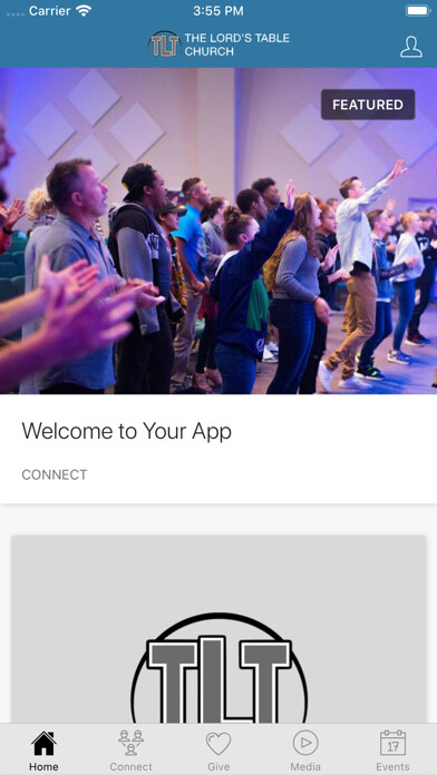 Emulate iPhone app TLT Church Goldsboro NC using MyAndroid