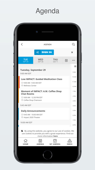 Emulate iPhone app TMA Impact 2020 using MyAndroid Emulate iPhone app TMA Impact 2020 using MyAndroid