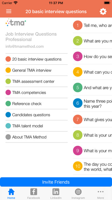 Emulate iPhone app TMA Job Interview Questions using MyAndroid Emulate iPhone app TMA Job Interview Questions using MyAndroid