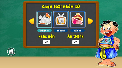 Emulate iPhone app Tìm Chữ Cái Còn Thiếu - Bé Học Chữ using MyAndroid