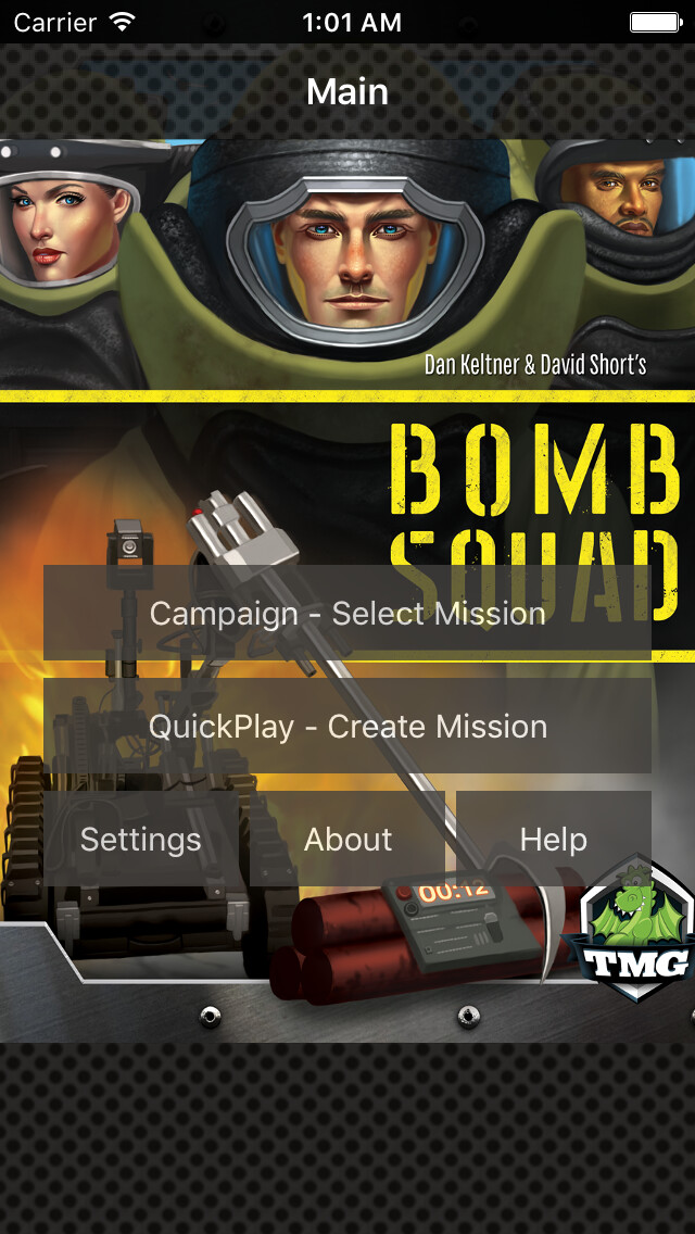 Emulate iPhone app TMG Bomb Squad Timer using MyAndroid