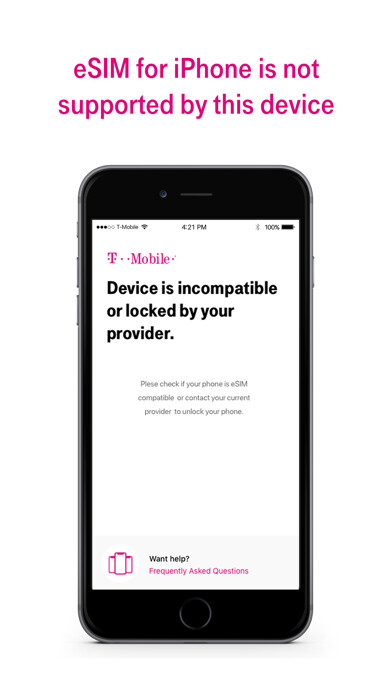 Emulate iPhone app T-Mobile Prepaid eSIM using MyAndroid Emulate iPhone app T-Mobile Prepaid eSIM using MyAndroid