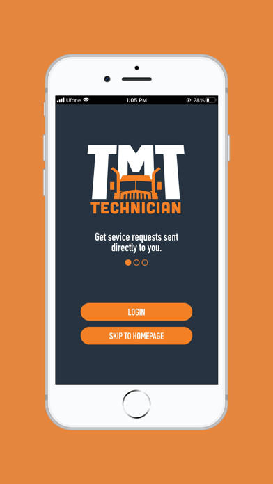 Emulate iPhone app T.M.T. Technicians using MyAndroid