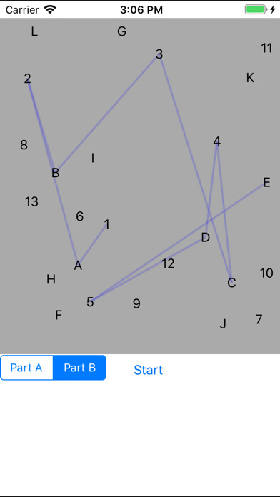 Emulate iPhone app TMT(Trail Making Exam) J using MyAndroid Emulate iPhone app TMT(Trail Making Exam) J using MyAndroid