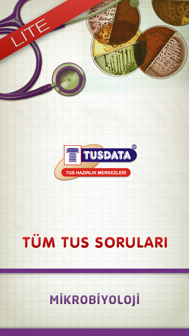 Emulate iPhone app Tüm TUS Soruları - Mikrobiyoloji Lite using MyAndroid