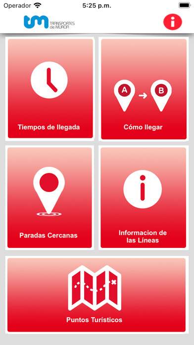 Emulate iPhone app TMurciaBus - Bus Urbano Murcia using MyAndroid Emulate iPhone app TMurciaBus - Bus Urbano Murcia using MyAndroid
