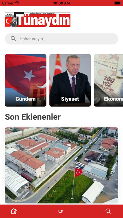 Emulate iPhone app Tünaydın Gazetesi using MyAndroid Emulate iPhone app Tünaydın Gazetesi using MyAndroid