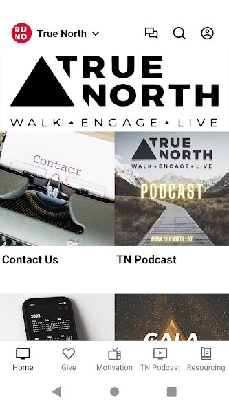 Emulate iPhone app TN Ministries using MyAndroid