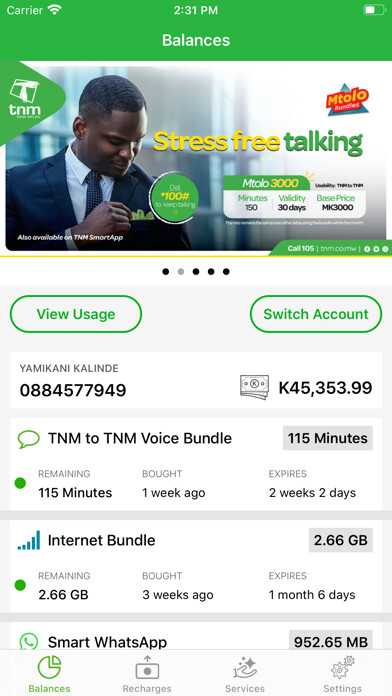 Emulate iPhone app TNM Smart App using MyAndroid Emulate iPhone app TNM Smart App using MyAndroid