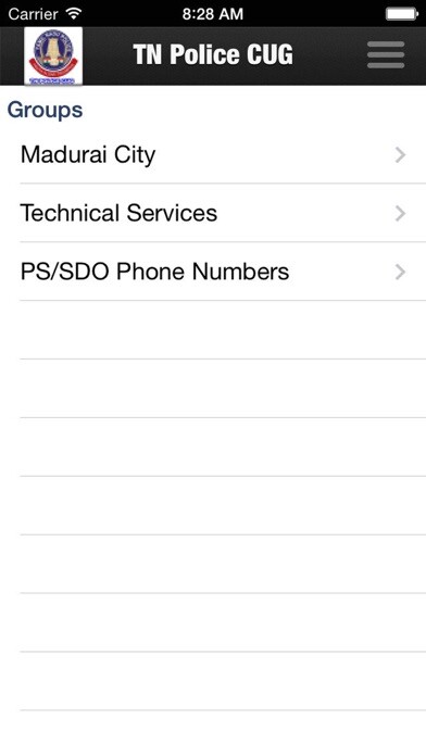 Emulate iPhone app TNPolice CUG using MyAndroid