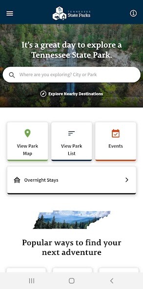 Run android online APK TN State Parks Official App from MyAndroid or emulate TN State Parks Official App using MyAndroid