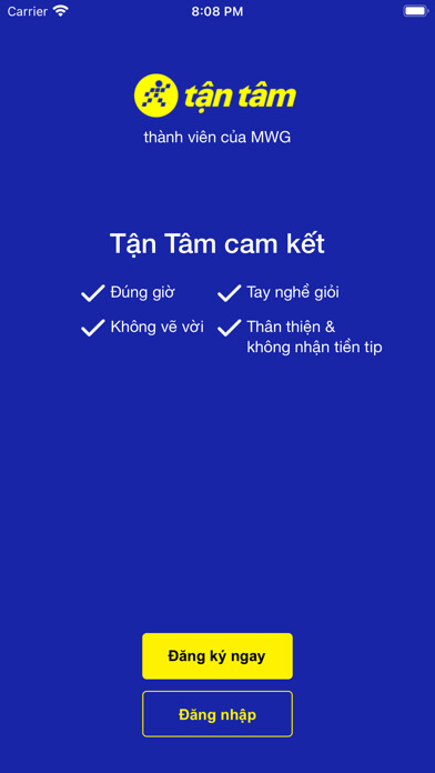 Emulate iPhone app Tận Tâm Shipper using MyAndroid Emulate iPhone app Tận Tâm Shipper using MyAndroid