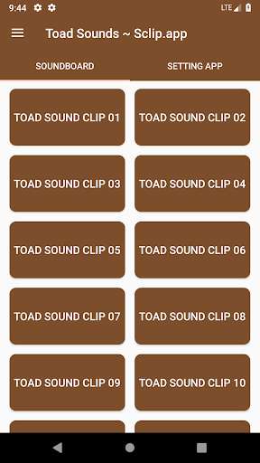 Run android online APK Toad Sound Collections ~ Sclip.app from MyAndroid or emulate Toad Sound Collections ~ Sclip.app using MyAndroid