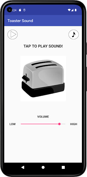 Emulate Android APK Toaster Sound