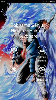 Emulate Android APK Tobirama Senju : Nidaime Hokage Keyboard