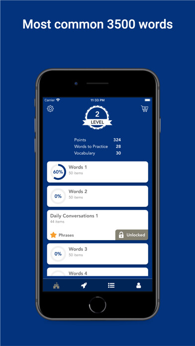 Emulate iPhone app Tobo: Learn Finnish Vocabulary using MyAndroid Emulate iPhone app Tobo: Learn Finnish Vocabulary using MyAndroid