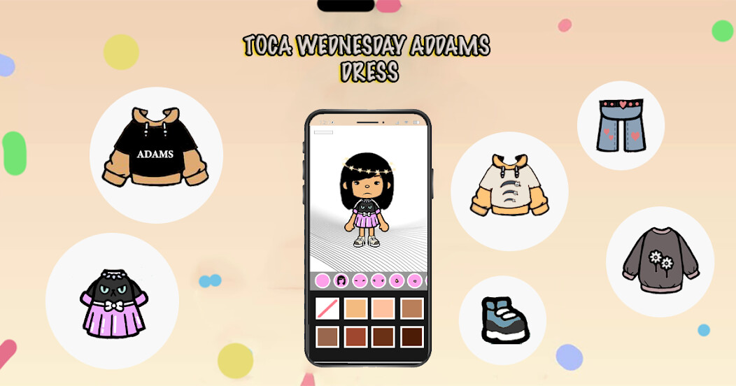 Run android online APK Toca Dress Wednesday Addams from MyAndroid or emulate Toca Dress Wednesday Addams using MyAndroid Run android online APK Toca Dress Wednesday Addams from MyAndroid or emulate Toca Dress Wednesday Addams using MyAndroid