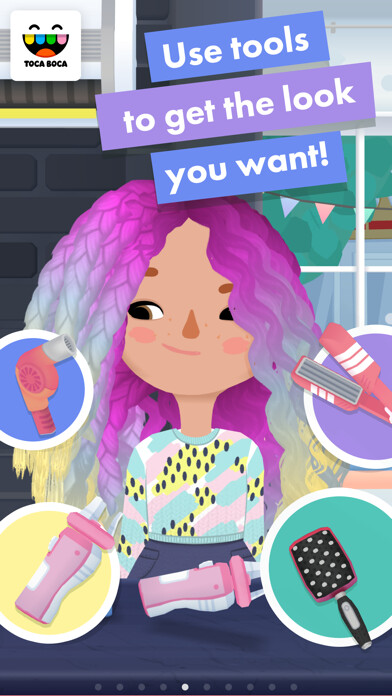 Emulate iPhone app Toca Hair Salon 3 using MyAndroid Emulate iPhone app Toca Hair Salon 3 using MyAndroid