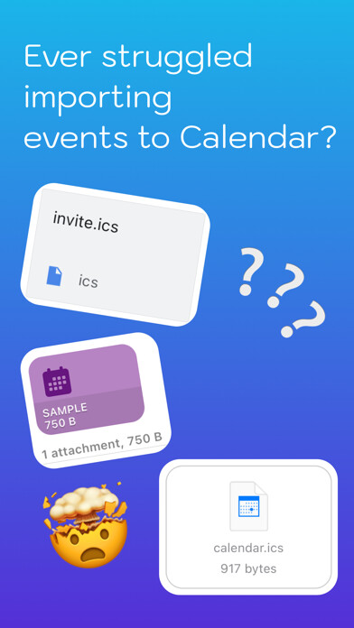 Emulate iPhone app to Calendar: import ics files? using MyAndroid Emulate iPhone app to Calendar: import ics files? using MyAndroid