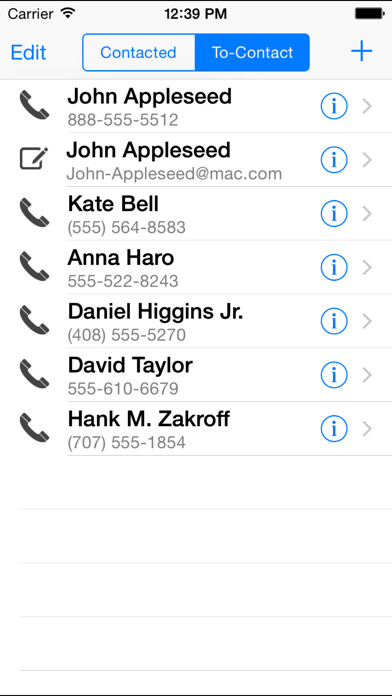 Emulate iPhone app To-Contact using MyAndroid Emulate iPhone app To-Contact using MyAndroid
