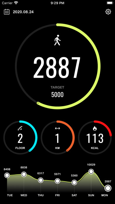 Emulate iPhone app Today Stepcount using MyAndroid Emulate iPhone app Today Stepcount using MyAndroid