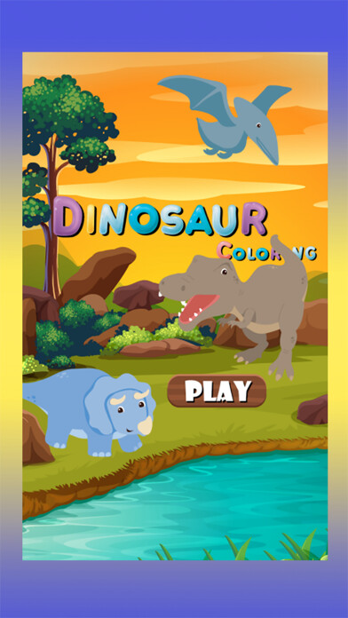 Emulate iPhone app Toddler Dinosaur Coloring Game using MyAndroid