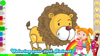 Emulate iPhone app Toddler Educational - Animal Coloring Kids Games using MyAndroid