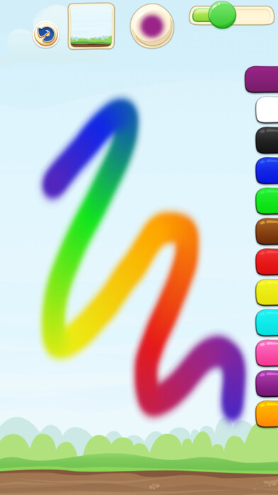 Emulate iPhone app Toddler Paint and Draw using MyAndroid