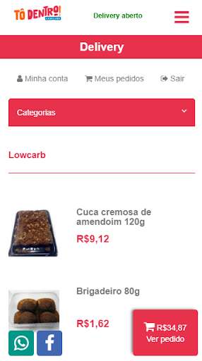 Run android online APK To Dentro Lowcarb Delivery from MyAndroid or emulate To Dentro Lowcarb Delivery using MyAndroid