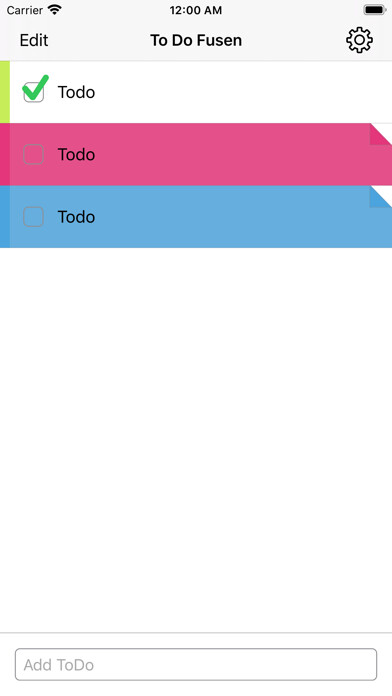 Emulate iPhone app To Do Fusen using MyAndroid Emulate iPhone app To Do Fusen using MyAndroid