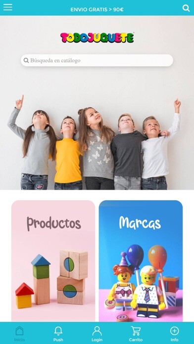 Emulate iPhone app Todojuguete using MyAndroid