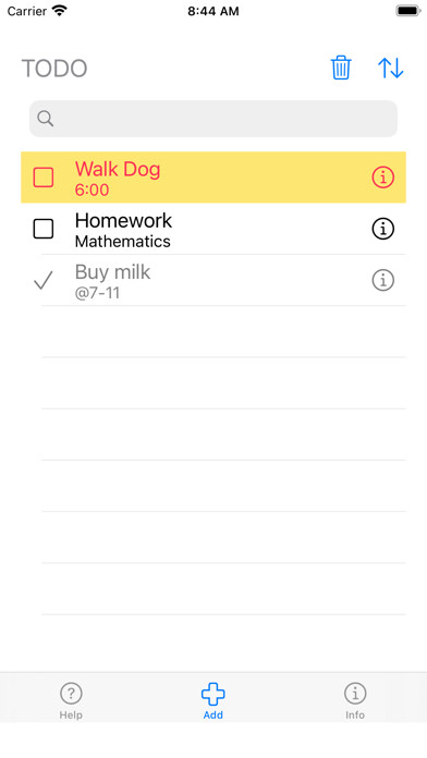 Emulate iPhone app TODO List daily using MyAndroid Emulate iPhone app TODO List daily using MyAndroid