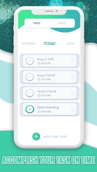 Emulate iPhone app Todo list - Habit Reminder using MyAndroid