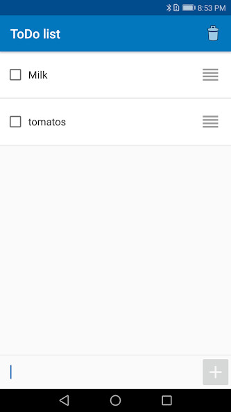 Run android online APK ToDo List - Simple 1 list from MyAndroid or emulate ToDo List - Simple 1 list using MyAndroid