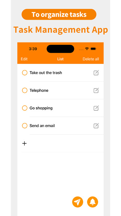 Emulate iPhone app To-Do List Simple Management using MyAndroid