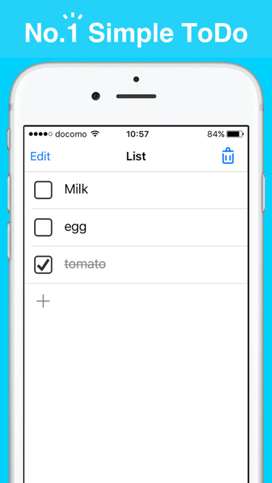 Emulate iPhone app ToDo List - Task manager list using MyAndroid