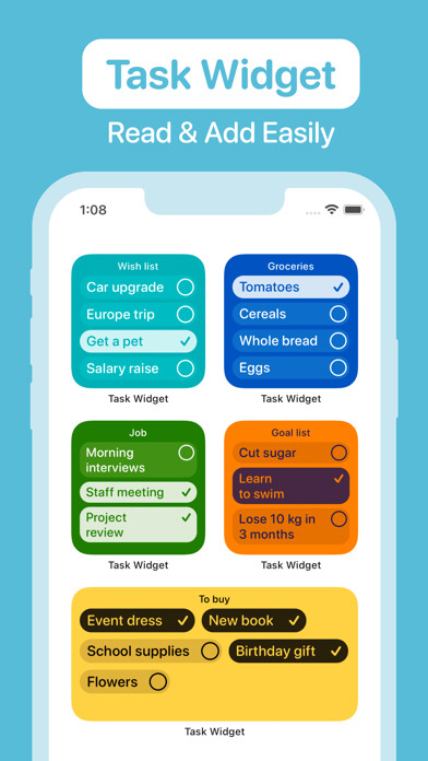 Emulate iPhone app To Do List Widget Daily Tasks using MyAndroid Emulate iPhone app To Do List Widget Daily Tasks using MyAndroid