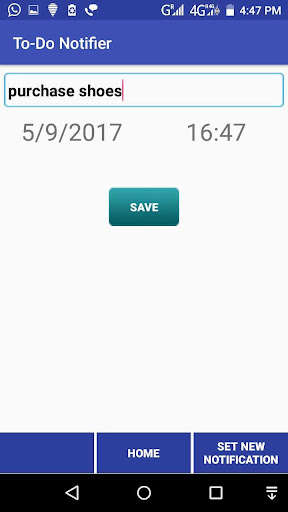 Emulate Android APK To-Do Notifier