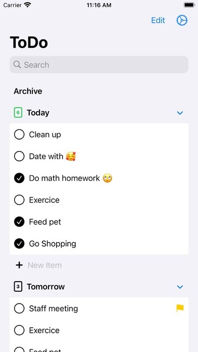 Emulate iPhone app ToDo-pamine using MyAndroid Emulate iPhone app ToDo-pamine using MyAndroid