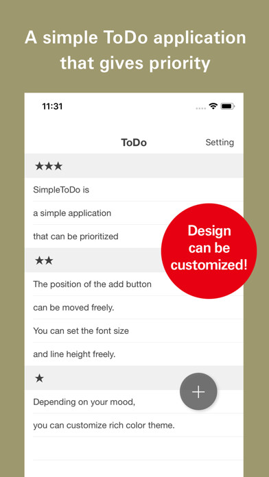 Emulate iPhone app ToDoStar using MyAndroid