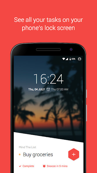 Run android online APK Todo  Task list on Lockscreen from MyAndroid or emulate Todo  Task list on Lockscreen using MyAndroid