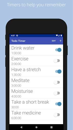 Run android online APK Todo Timer: Build Healthy Habits with Reminders from MyAndroid or emulate Todo Timer: Build Healthy Habits with Reminders using MyAndroid