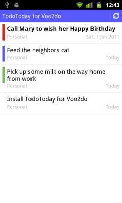 Emulate Android APK TodoToday for Voo2do