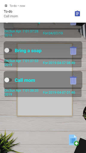 Run android online APK Todo With Notification : Tasks With Notification from MyAndroid or emulate Todo With Notification : Tasks With Notification using MyAndroid
